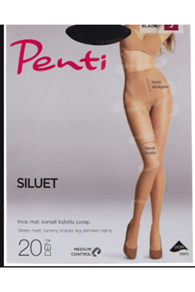 20' 'den Silhouette L 2-pack مشد جوارب طويلة