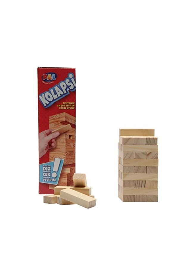 Kolapsi Ahşap Denge Oyunu - 1