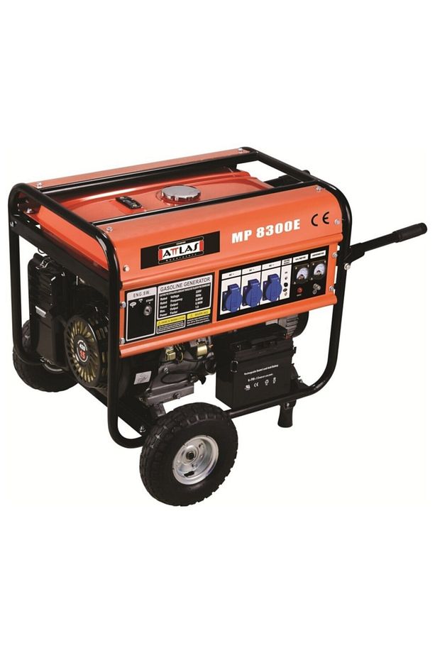Attlas Mp8300e Benzinli Marşlı 6,5 Kw Monofaze (220v) Jeneratör - 1