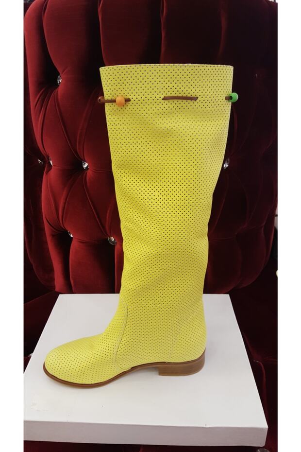 Kadın Sarı Çizme - 3