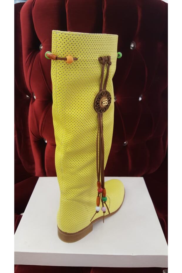 Kadın Sarı Çizme - 4