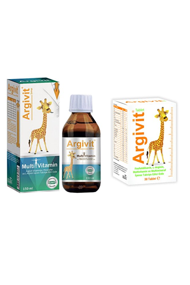 Multivitamin Şurup 150 Ml + Tablet 30'lu Boy Uzamasına Yardımcı Ve Iştah Düzenleyici - 1