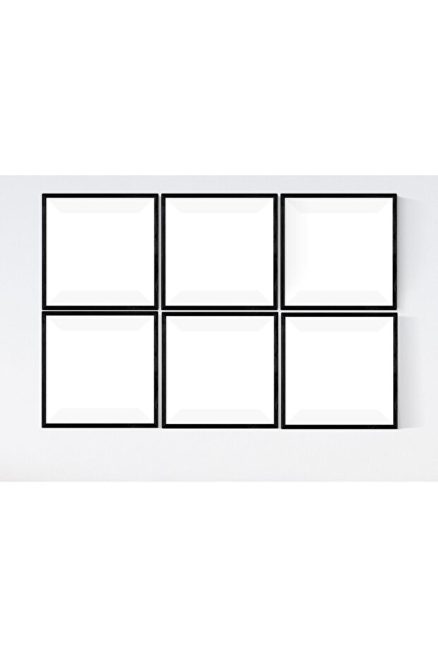 طقم إطارات مقاس 30 × 30 سم - 6 قطع - بوليريسين