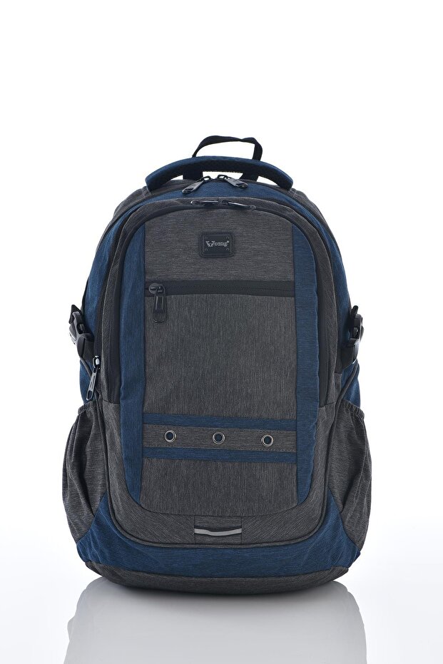 حقيبة ظهر ççs 51170 باللون الأزرق الداكن والرمادي - 1