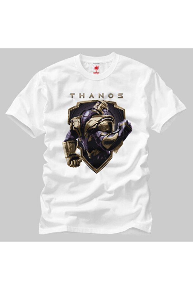 تي شيرت رجالي من Avengers Endgame Thanos Shield Graphic