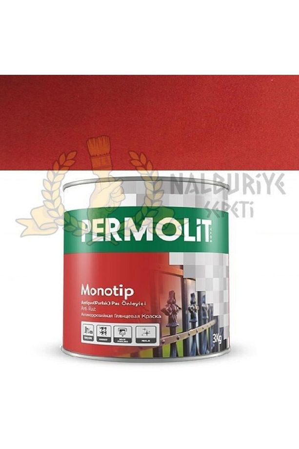 Monotip Astarlı Antipas Boya Oksit Kırmızı 0.75 Lt. - 1