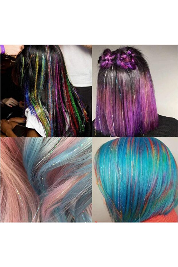 Glitter pentru păr bleumarin - 3