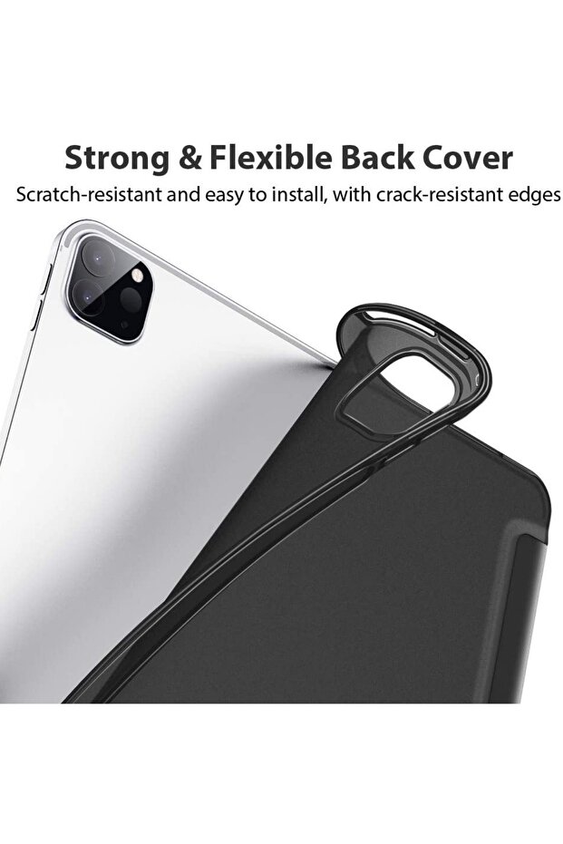 Ipad Pro 12.9 '' 2020 Uyumlu  Hafif Katlanır Akıllı Kılıf - 7