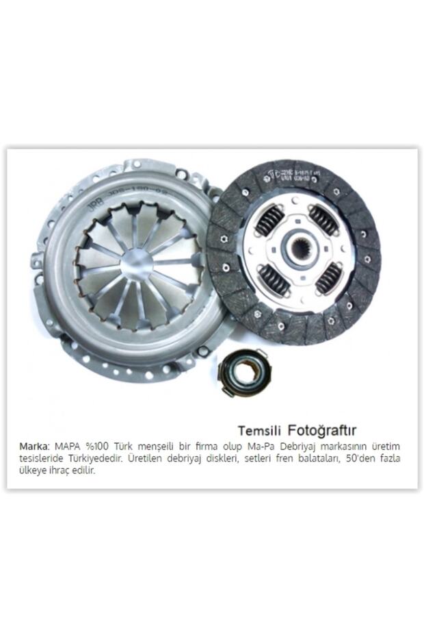 Debrıyaj Setı Baskı + Balata Mazda 3.23 1.3 - 1