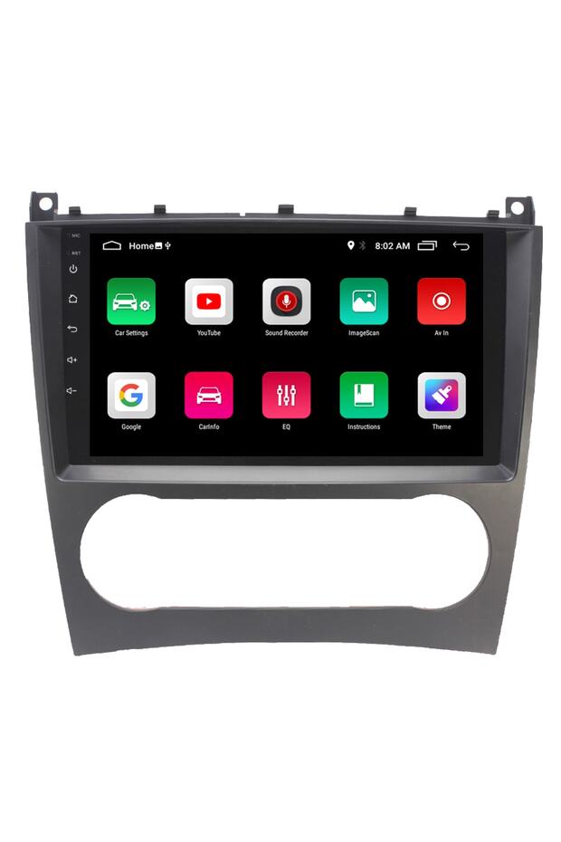 Mercedes C Class C180 (W203-W209) Android Carplay Navigasyon Multimedya Ekran Teyp 2gb Ram - 3