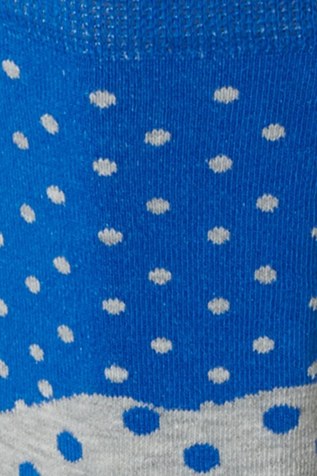 Men's Blue-Gray Patterned Socks - 2