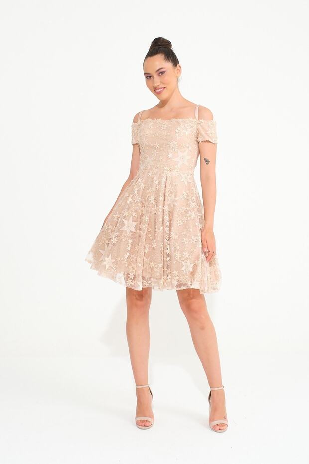 Somon Kısa Star Abiye - 1