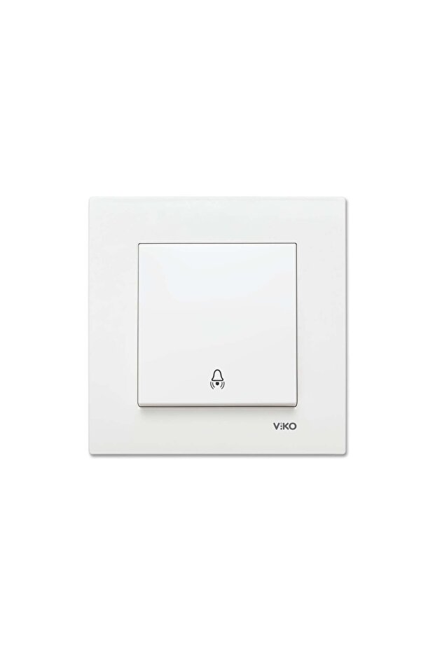 يتضمن إطار مفتاح الجرس الأبيض من Viko Karre90967006