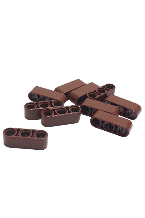 Original Technic Moc Custom Accessory Liftarm 1 X 3 Thick - Brown 4 Pieces Will Be Sent