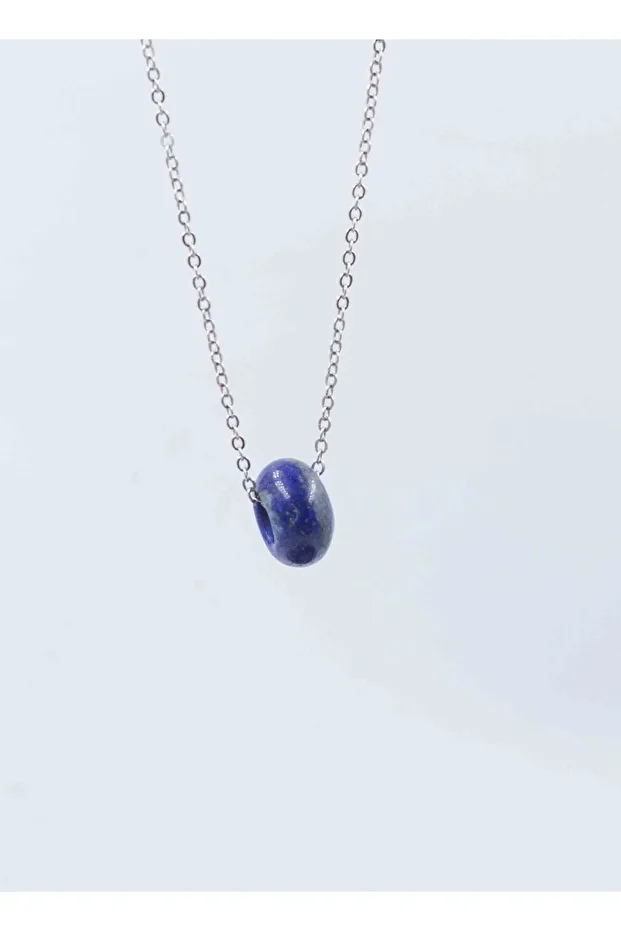 Lapis Lazuli Doğaltaş Kolye - 1