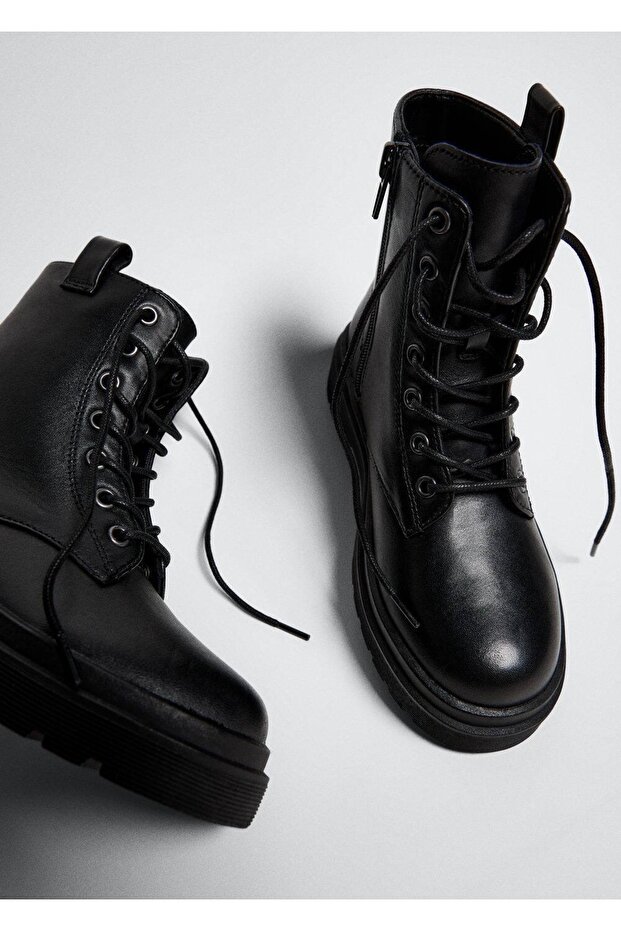 Kız Çocuk Siyah Bot - 3