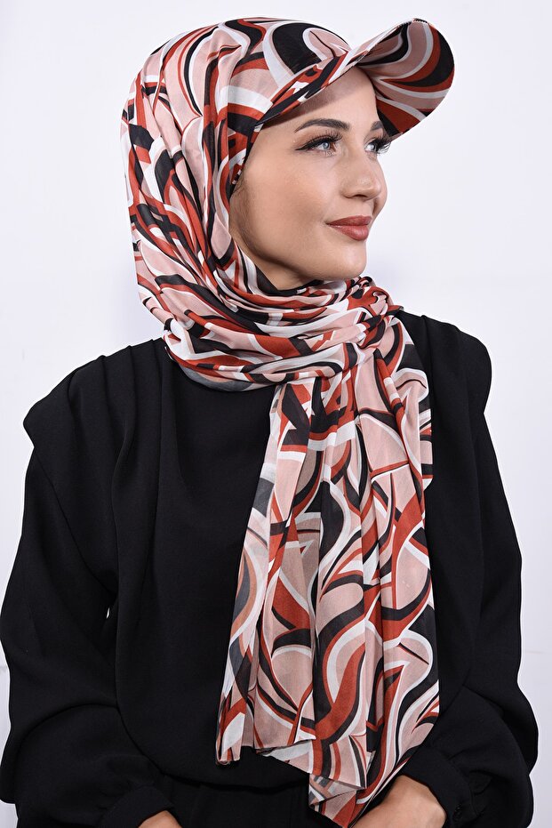 Hat Patterned Shawl Abstract Pattern - 2