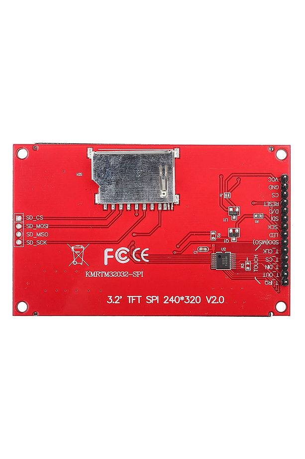 3.2” 320x240 Lcd Tft Modül Dokunmatik Ilı9341 Spı Ekran Sd Soket Touch Arduino Raspberry Pi - 7