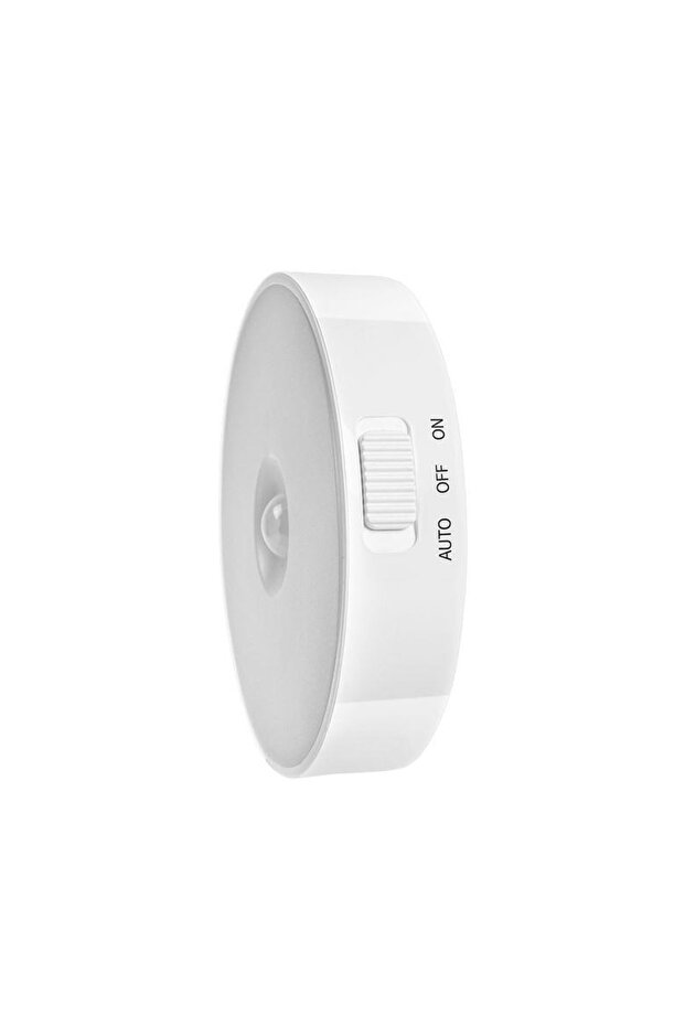 Hareket Sensörlü Sarı Renk Usb Şarjlı Led Işık Lamba - 8