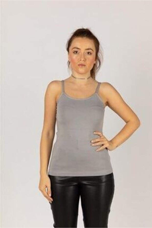 Thin Strap Lycra Combed Cotton Body - 1