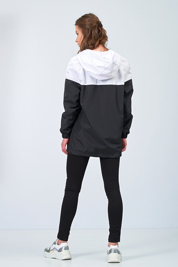 Μαύρο - Λευκό Αδιάβροχο - 6