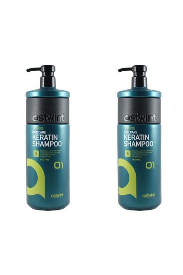 2 Adet Keratin Şampuanı 1000 Ml - 1