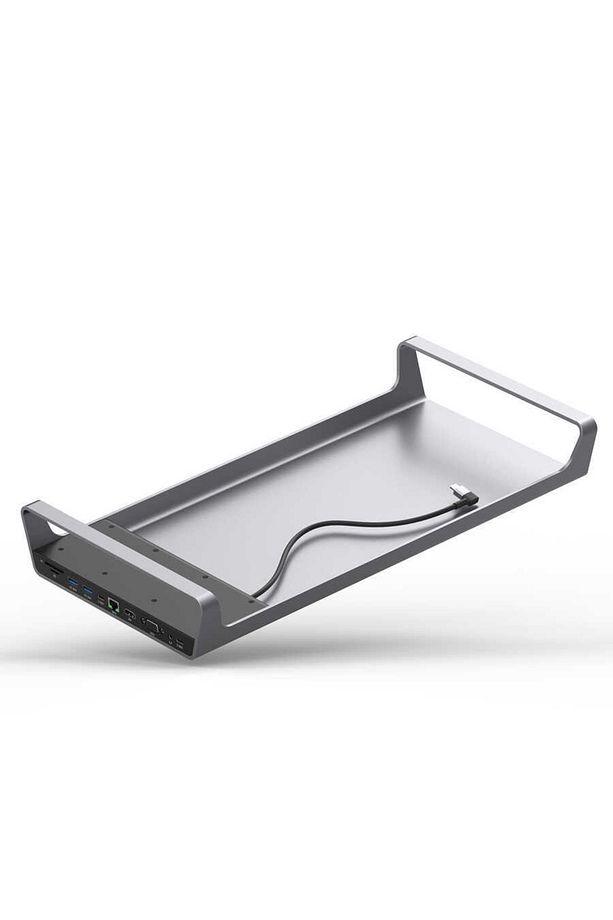 Go Des Gd-9128 Type-c Hub Laptop Standı & Kablosuz Şarj Usb-c Docking Station Macbook Stand - 9