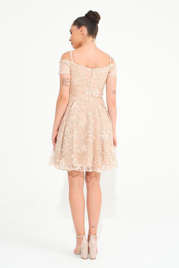 Somon Kısa Star Abiye - 7