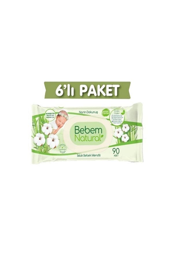 Narin Dokunuş Islak Bebek Mendili 6 Adet * 540 Yaprak - 1