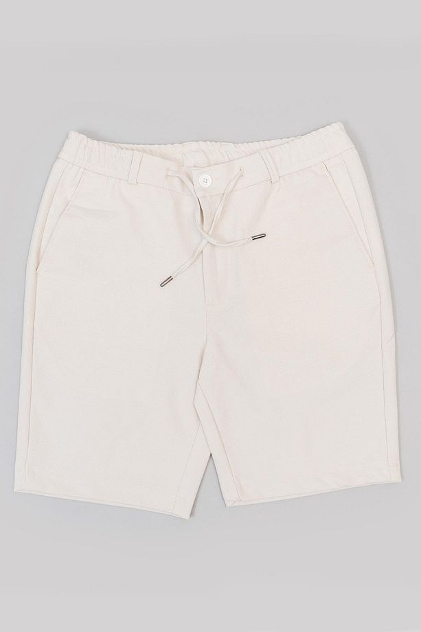 Erkek Taş Rengi Jogger Fit Şort - 1