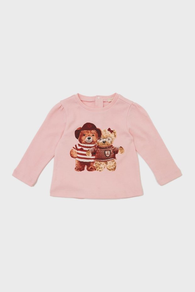 Baby Girl Pink T-shirt 22pfwbg2511
