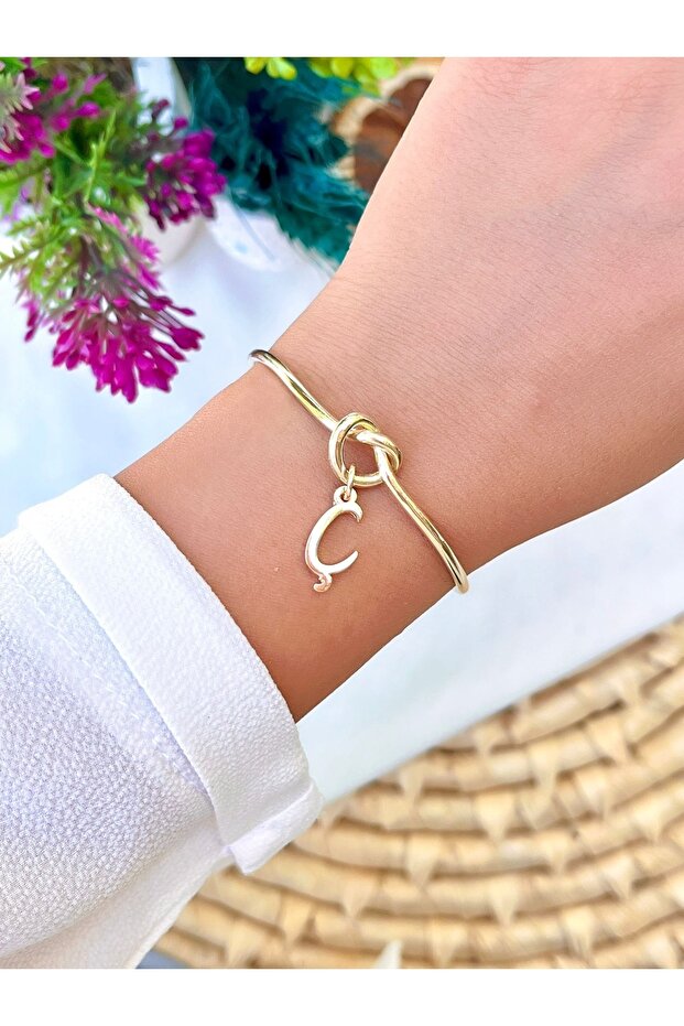 Love Knot Letter Bracelet Letter C