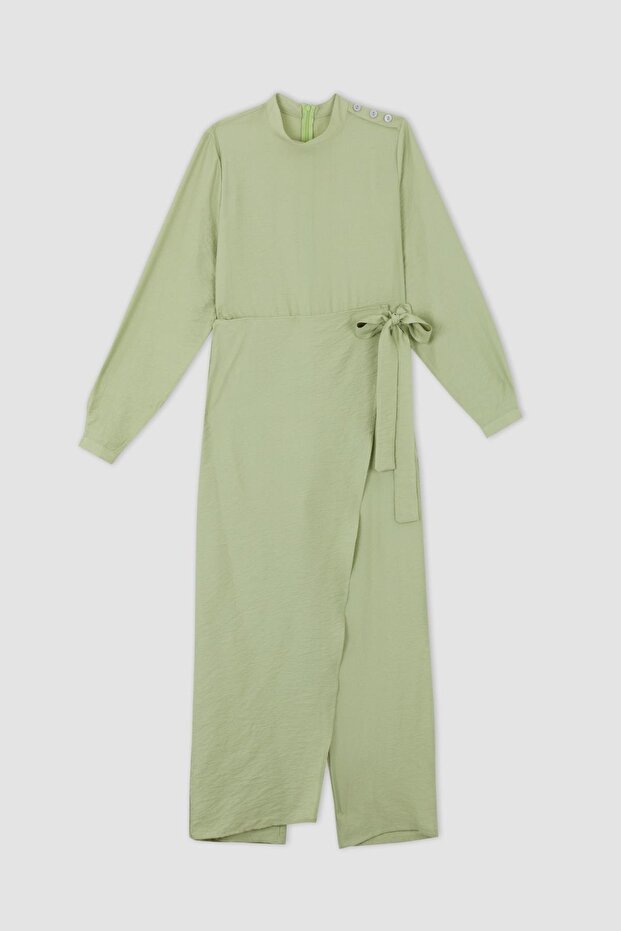 Basic Jumpsuit with Tie Detail - 1