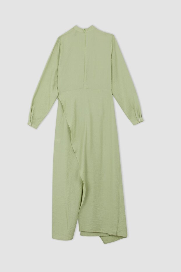 Basic Jumpsuit with Tie Detail - 3