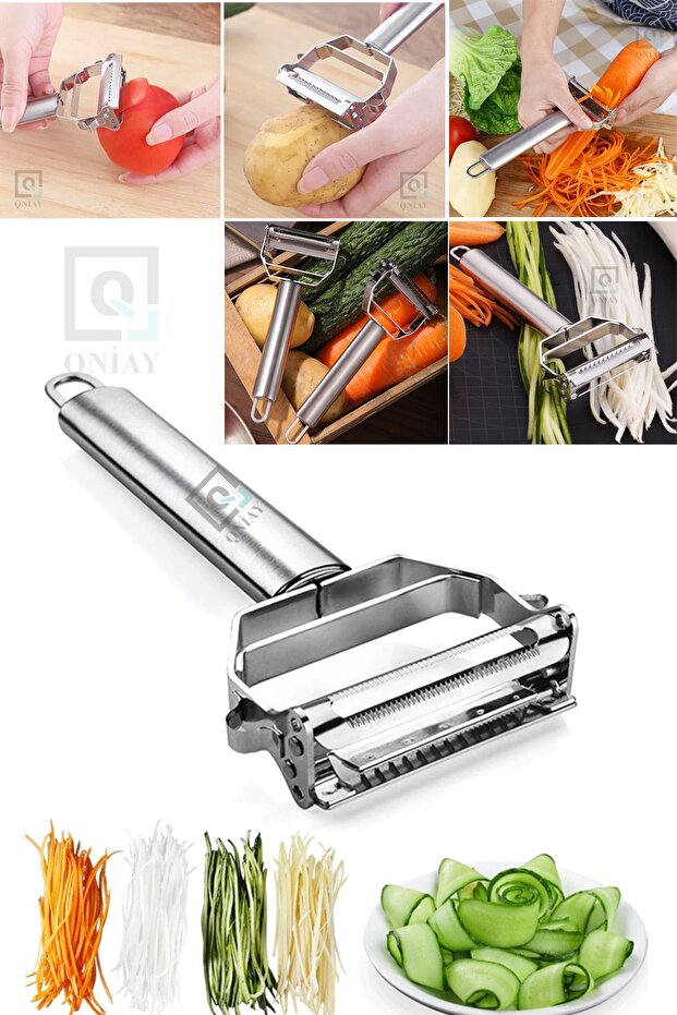 Professional Julian Cutter And Grater Vegetable Fruit Peeler Shaper Turbo Julian