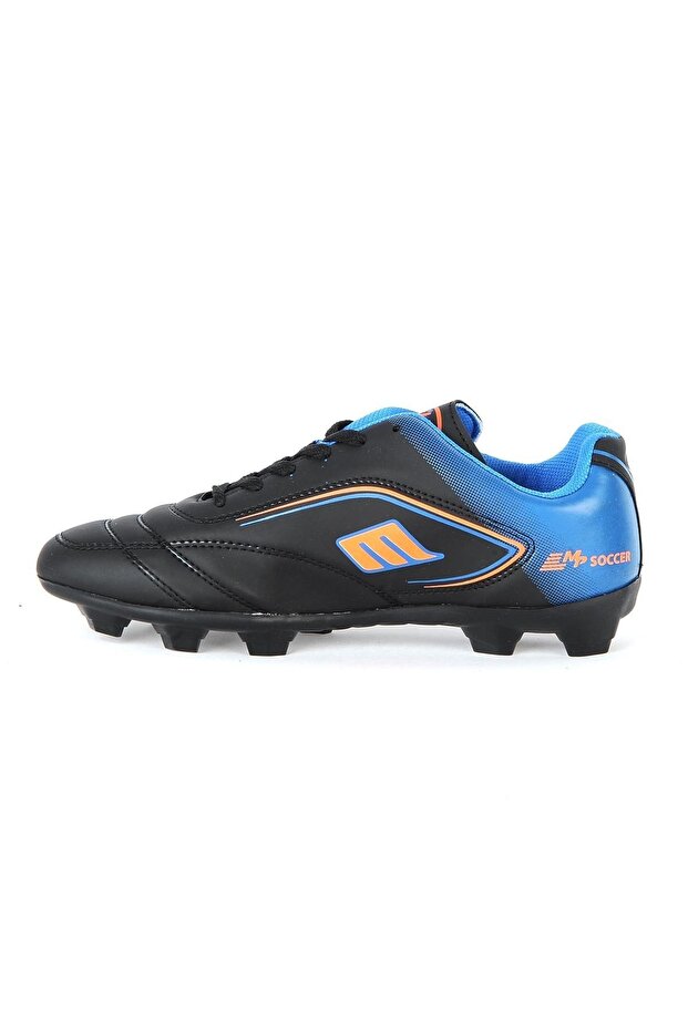 Mp 222-2801mr Black-blue Men's Cleats Turf Football Shoes