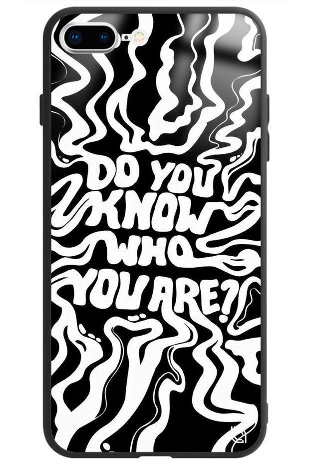 iPhone 7 Plus Who You Are? Premium Patterned Glossy Phone Case