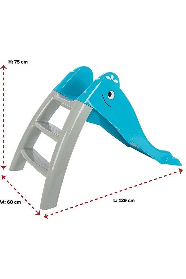 Sevimli Balina Su Kaydırağı Yeşil - 3