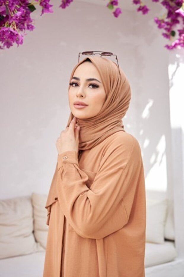 Penye Şal Camel - 4