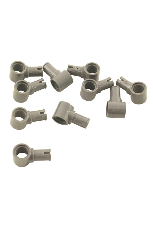 Original Technic Moc Custom Accessory Light Gray Pin with Pin Holes in the Middle 4 Pieces to Ship