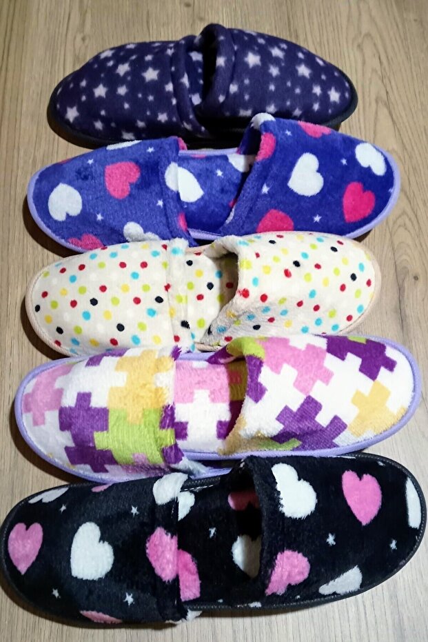 Pack of 5 Women's House Slippers
