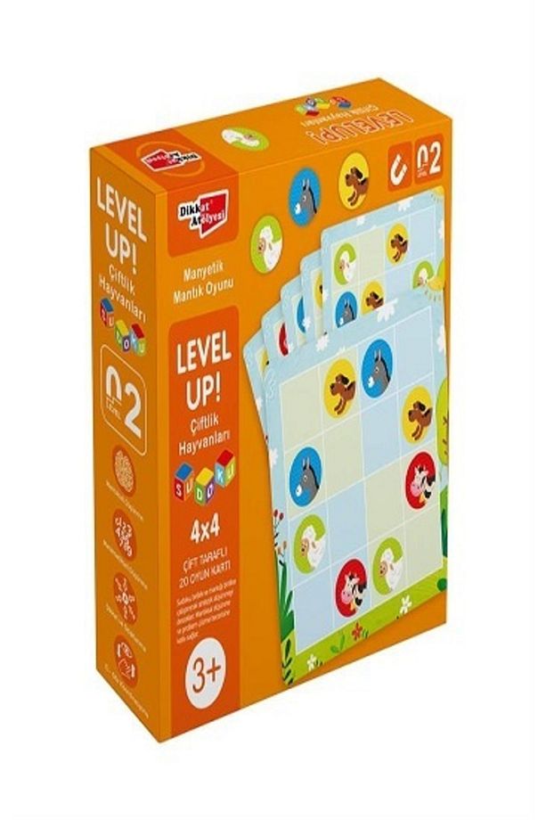 Levelup! 2 - Çiftlik Hayvanları Sudoku, Dikkat Atölyesi Kolektif, Dikkat Atölyesi Yayınları, Levelup - 1