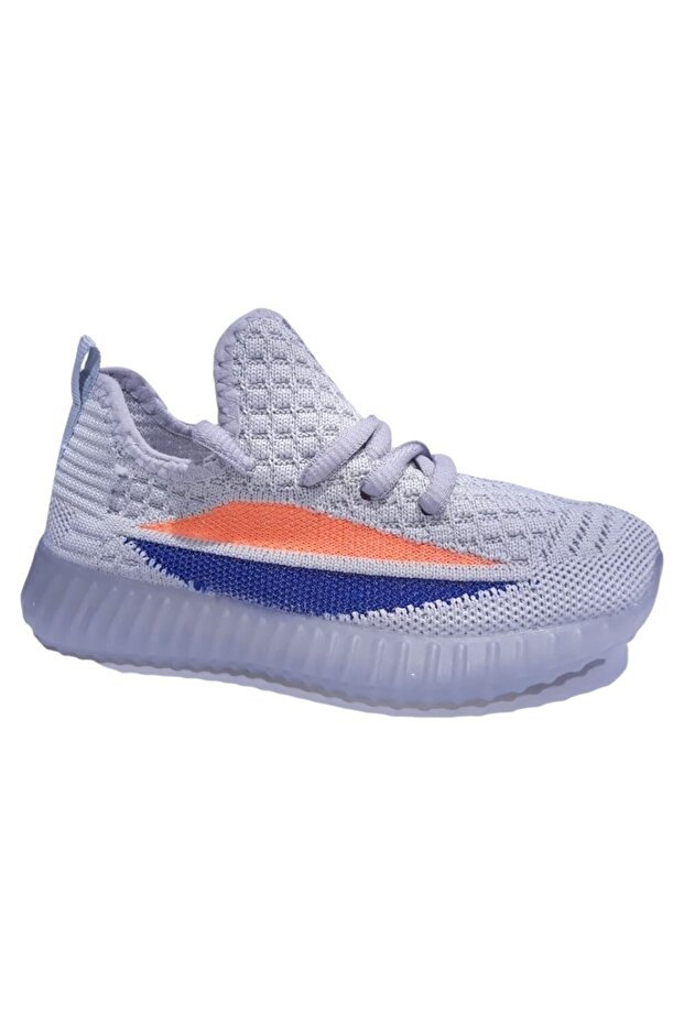 حذاء رياضي كاجوال للأولاد باللون الرمادي من Yezzy