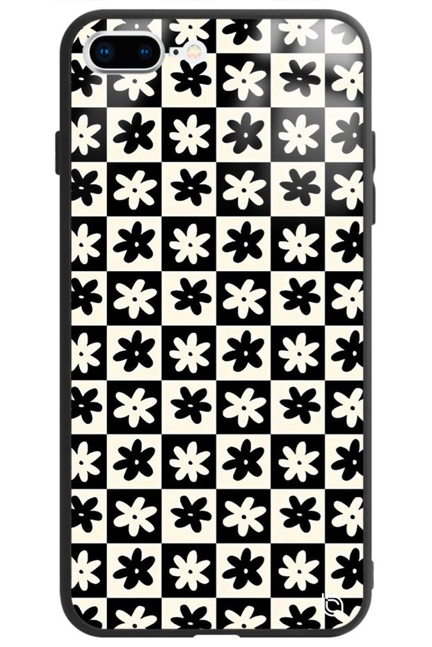 iPhone 7 Plus Daisy Premium Patterned Glossy Phone Case