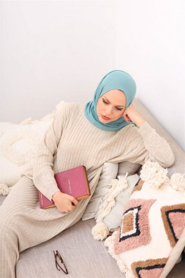 Combed Cotton Shawl - 2