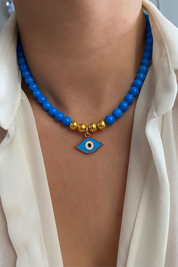 Göz Figürlü Kolye - 2