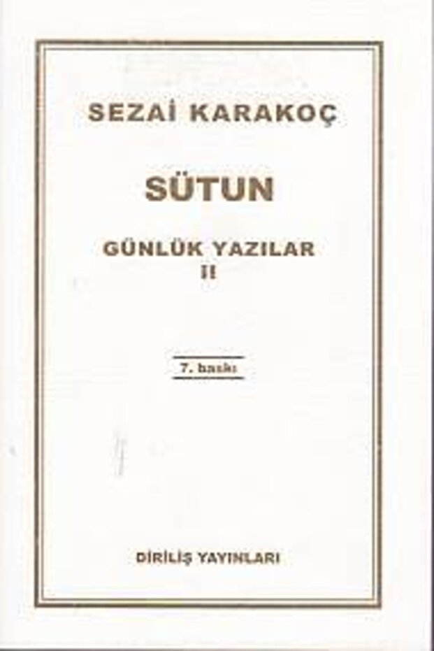 Kıda K10 Günlük Yazılar 2 - Sütun