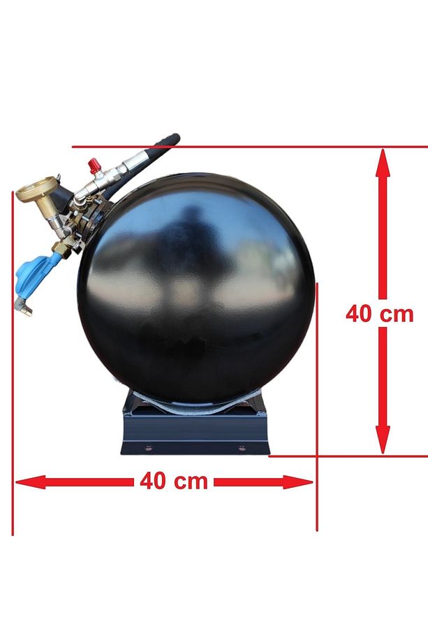 Karavan Lpg Tankı Yatay 40 Litre Tak Kullan Hazır Set - 4