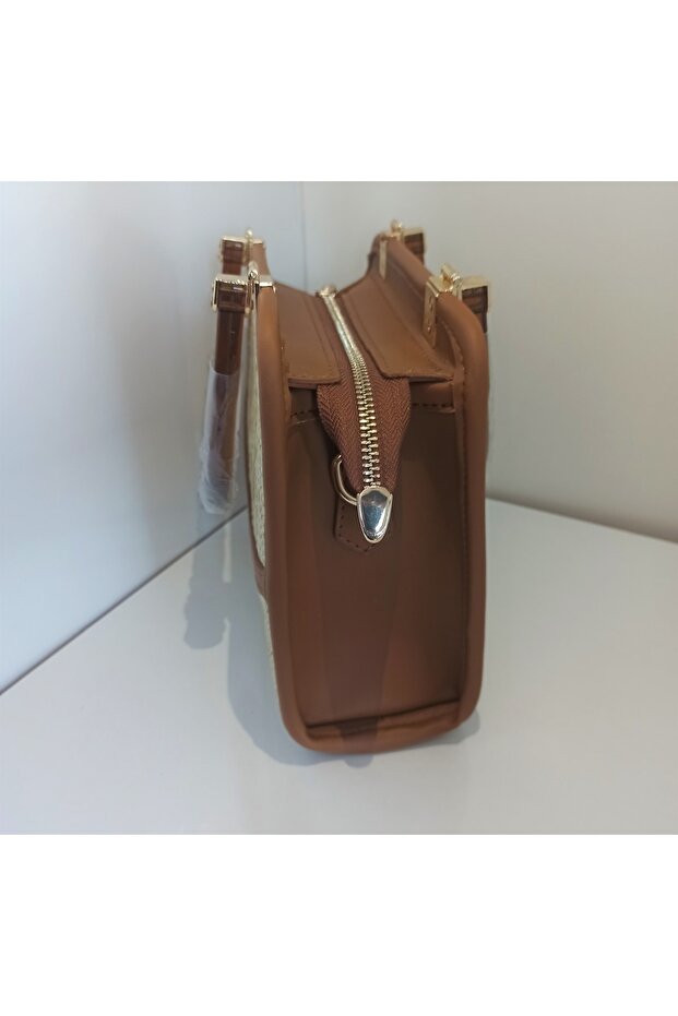 Kadın Taba Hasır Omuz Çanta - 2