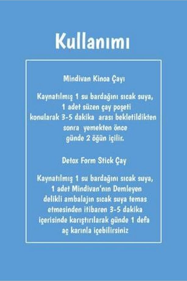 2'li Form Bitki Çayı Paketi Kinoa Çayı Ve Stick Çay - 3